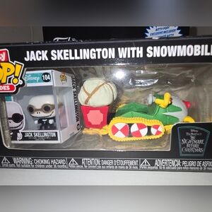 Funko Bitty Pop Rides Jack Skellington Snowmobile Nightmare Before Christmas